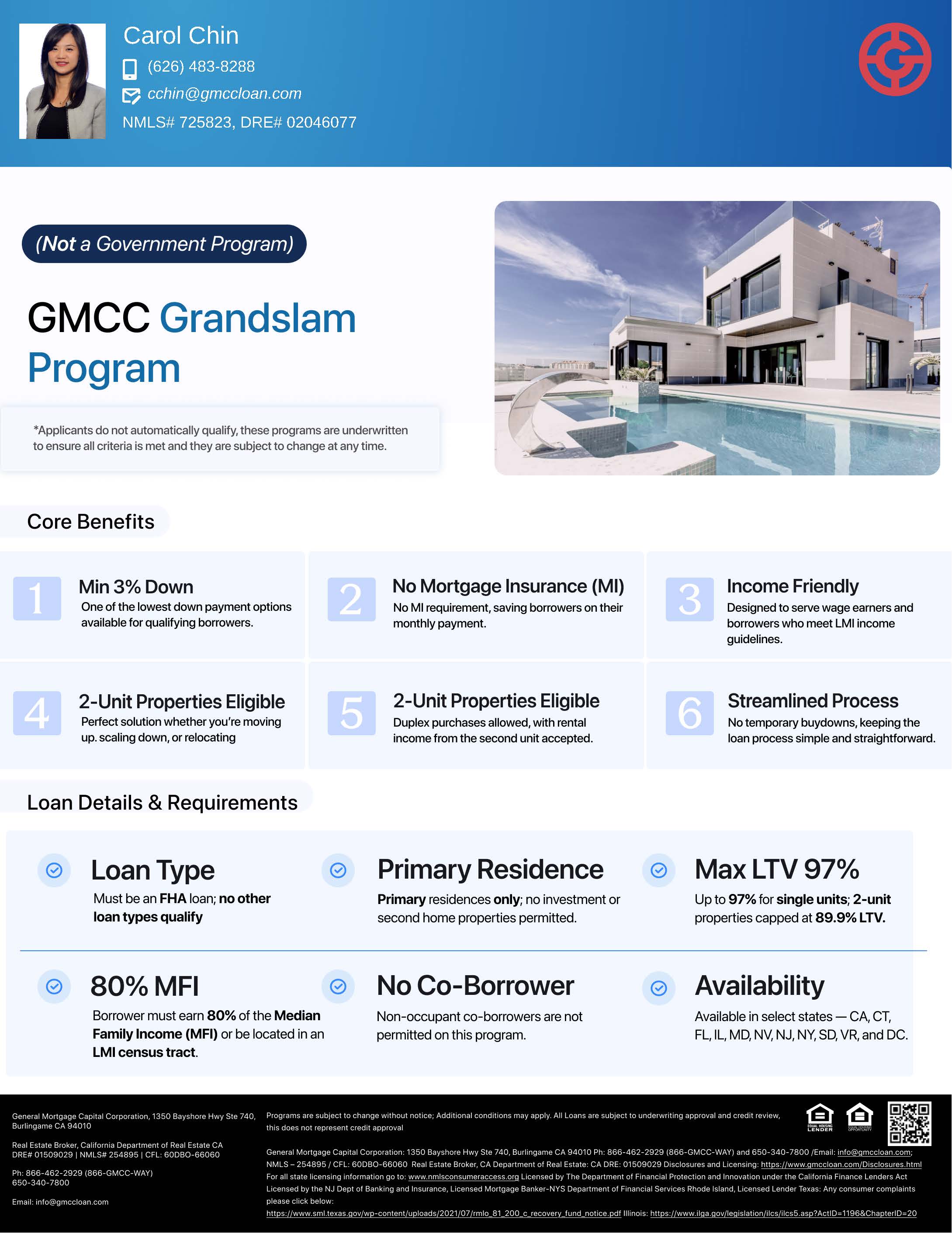3% Down Payment Program Flyer